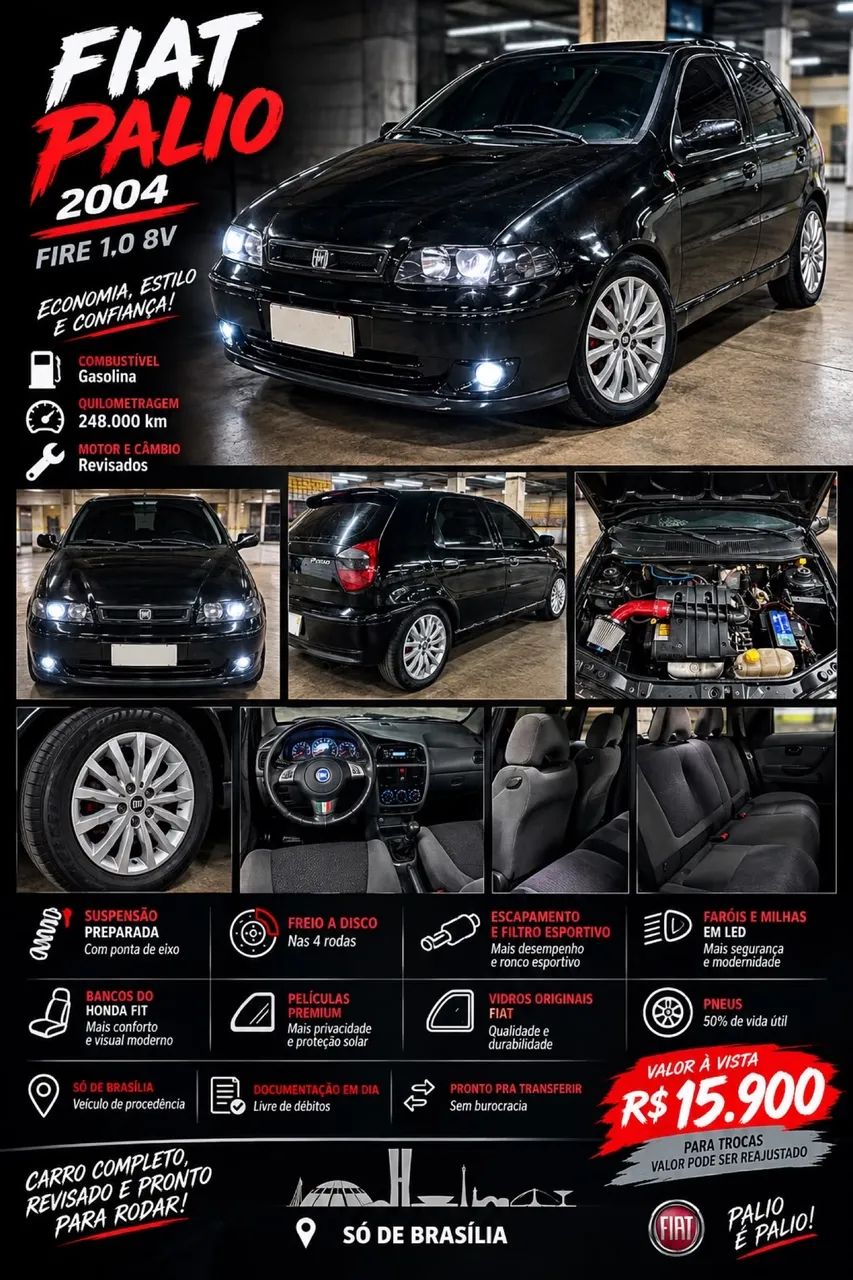 Fiat Palio 1.0/ Trofeo 1.0 Fire/ Fire Flex 4P 2004