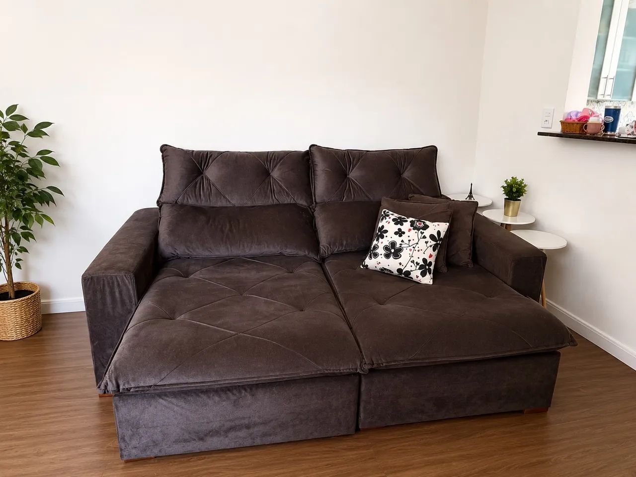 VENDO SOFÁ NOVINHO 6 meses de uso   - Foto 2