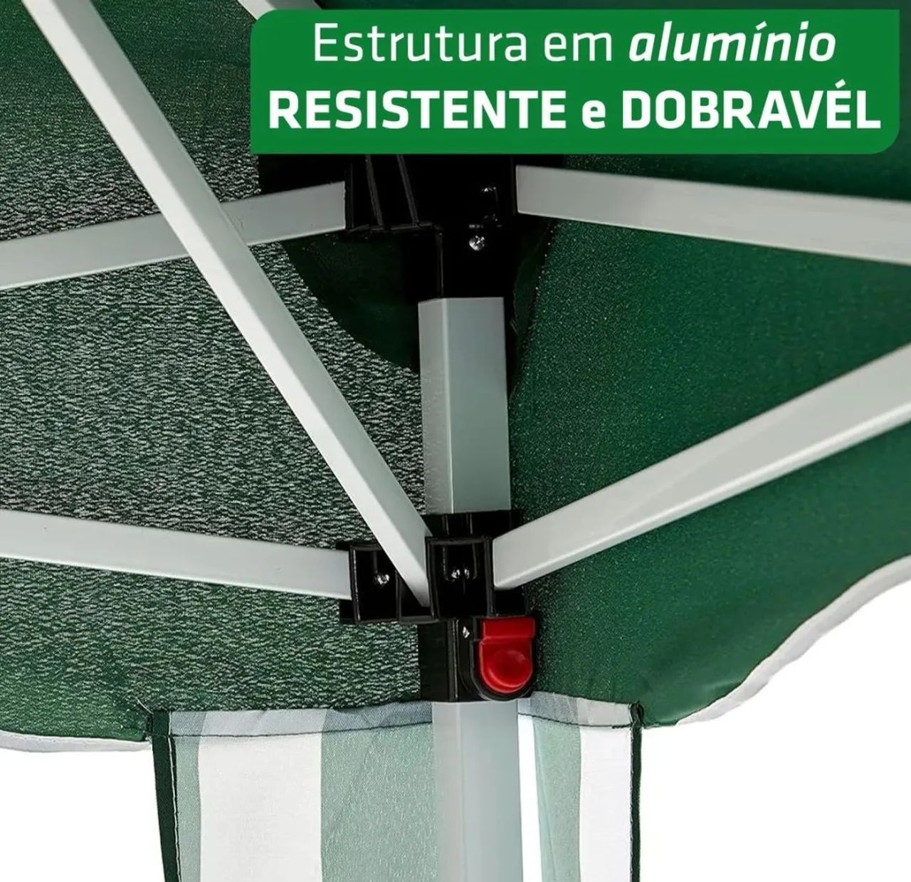 Tenda Gazebo Verde (Nova) - Foto 5