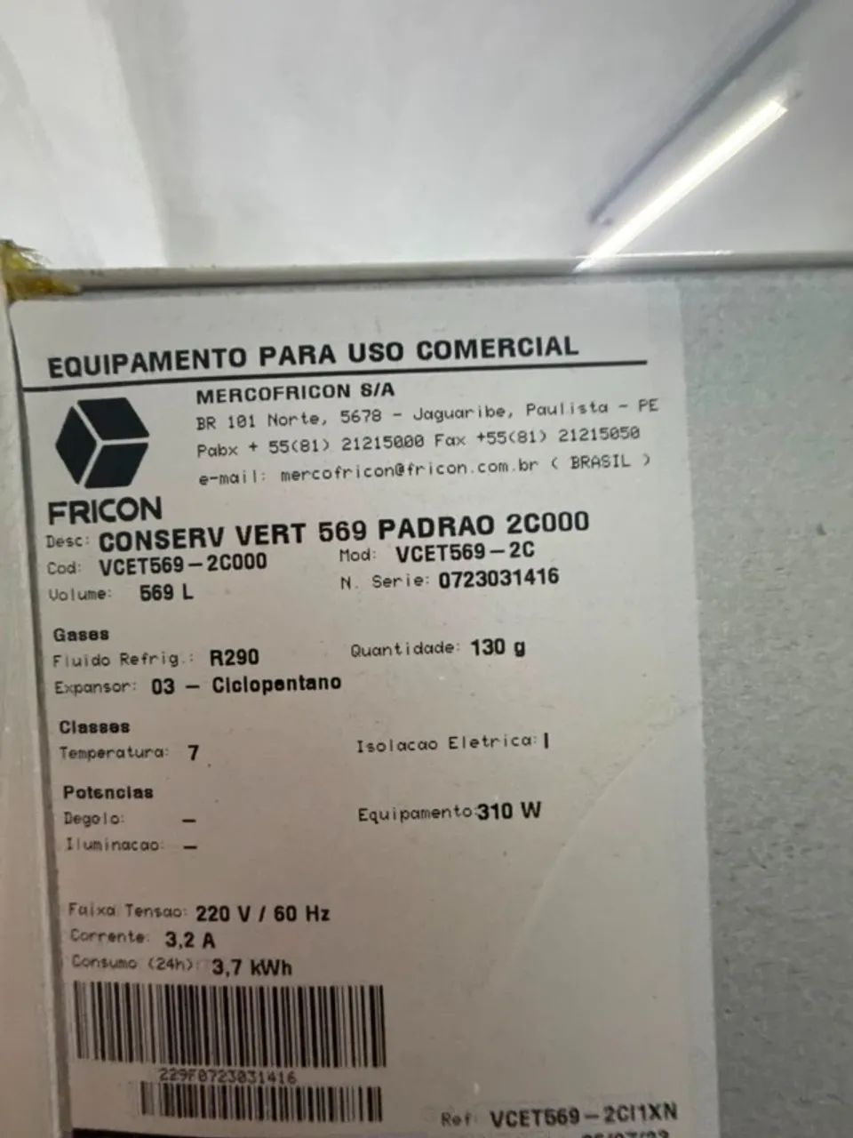Freezer Vertical Fricon Tripla Ação 569 Litros - Foto 3