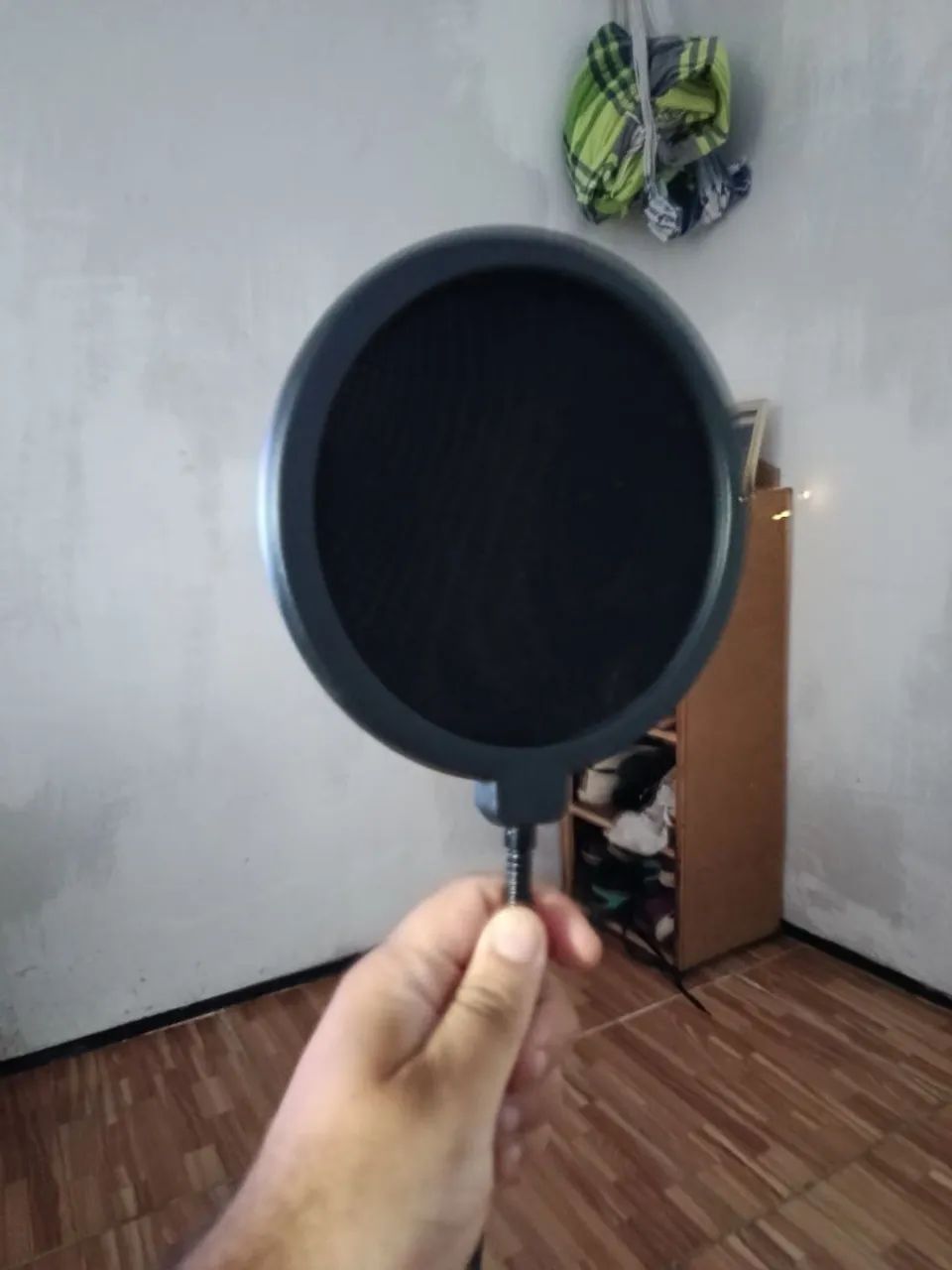 Pop Filter Anti Puf Microfone Garra Prender Haste<br>Articulada - Foto 2
