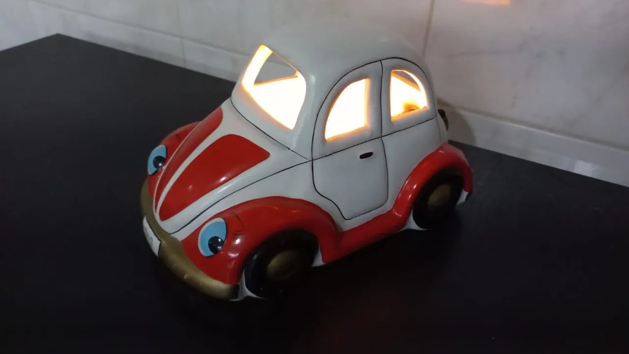 Abajur infantil com deynger carro  - Foto 4