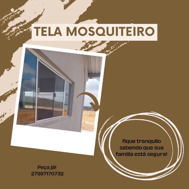 Telas mosquiteiro para residencias e comercio  - Foto 2
