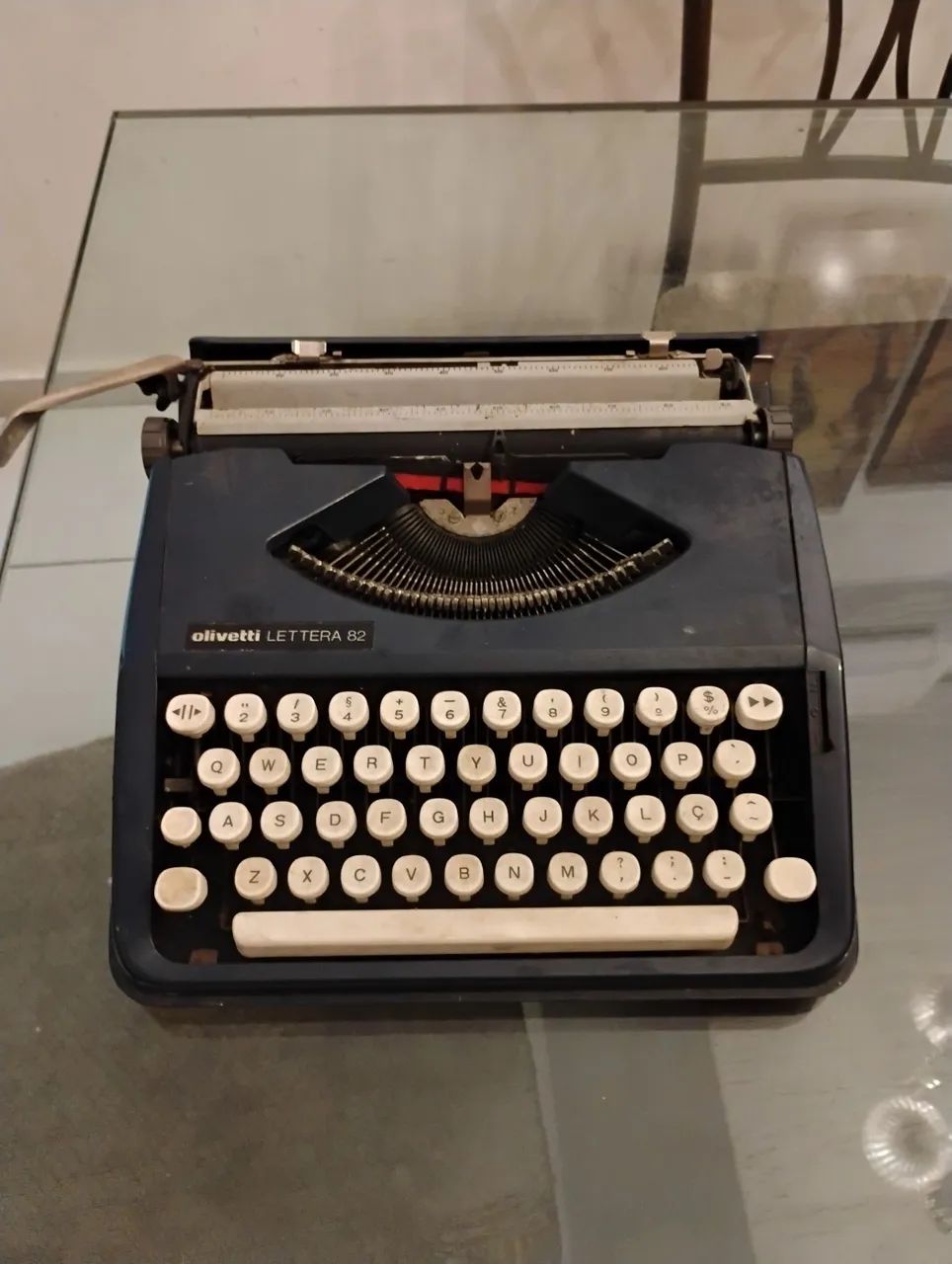 Máquina de escrever olivetti lettera 82 reliquia - Foto 3