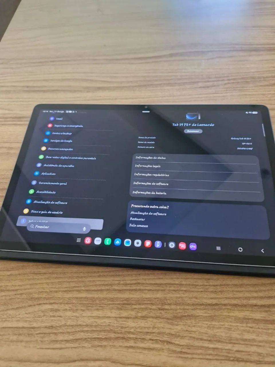 Tab S9FE+ ACEITO TROCA EM NOTEBOOK  - Foto 2