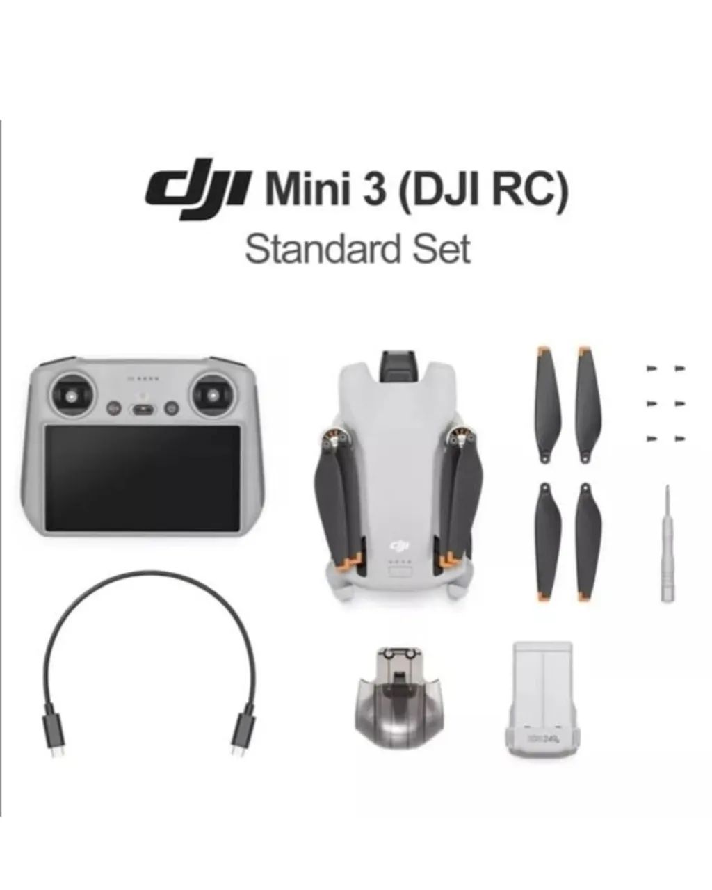 Mini 3,  38 min de auton. Controle de RC (tela)! - Foto 2