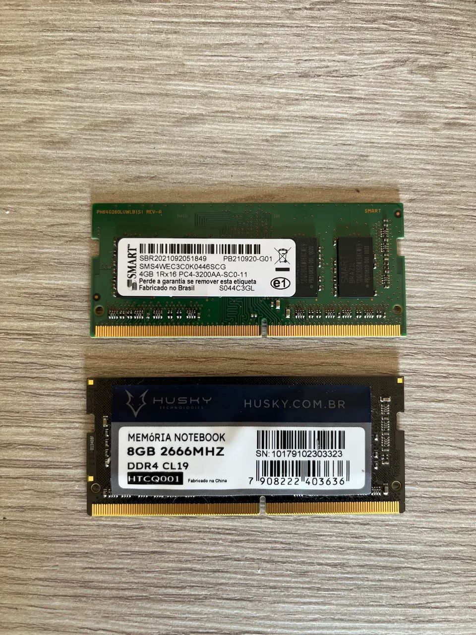 Memórias DDR4 para Notebook