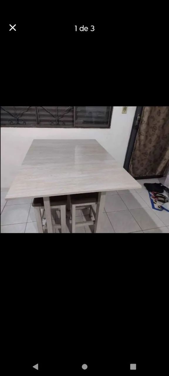 Mesa com 4 banquetas  - Foto 3