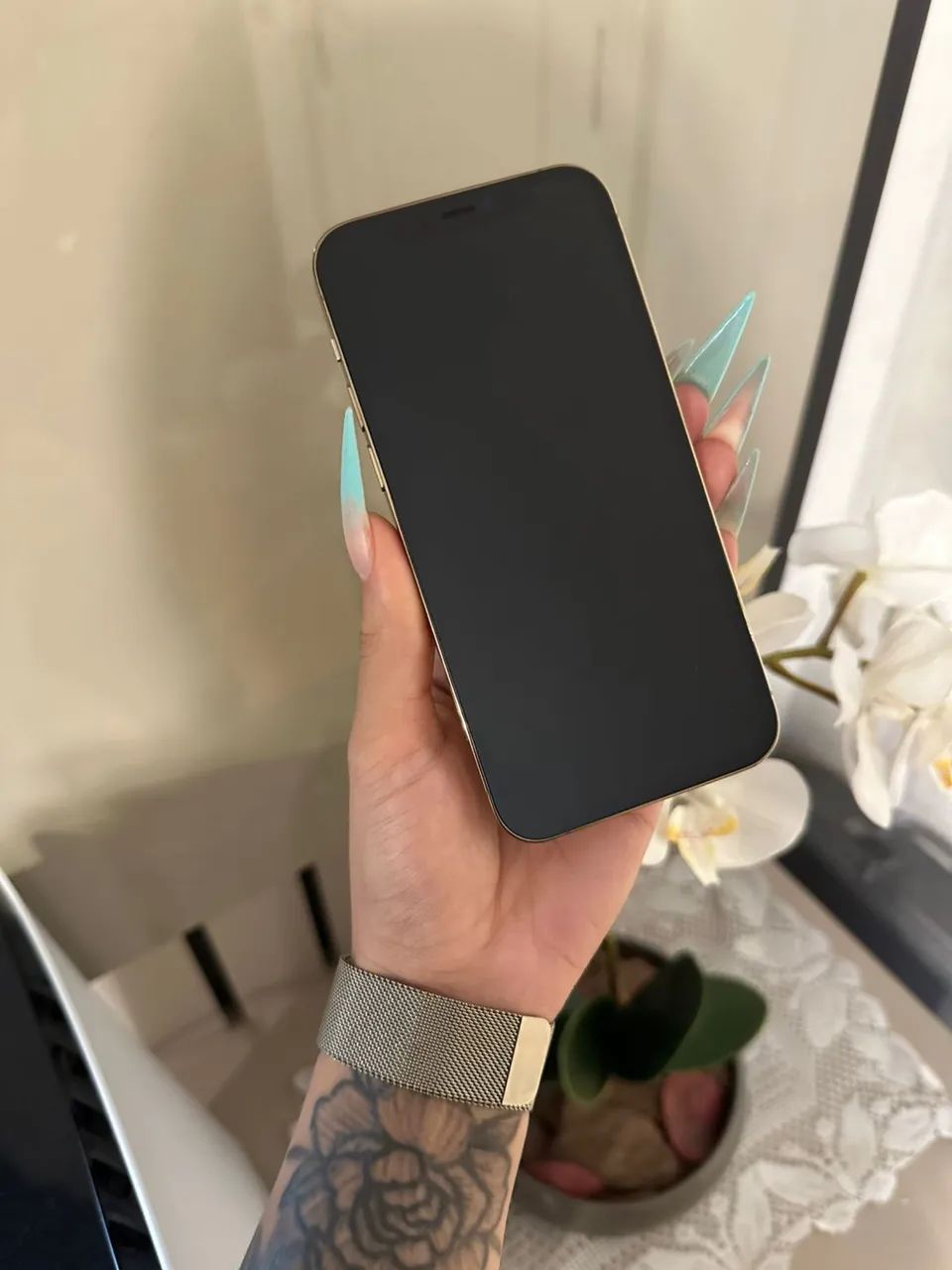 iPhone 12 Pro 256gb Gold IMPECÁVEL - Celulares e Smartphones
