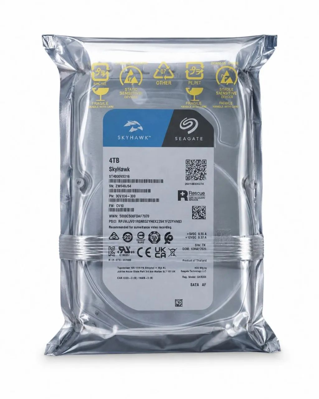 1 HD Seagate SkyHawk 4TB ST4000VX016 - Foto 2