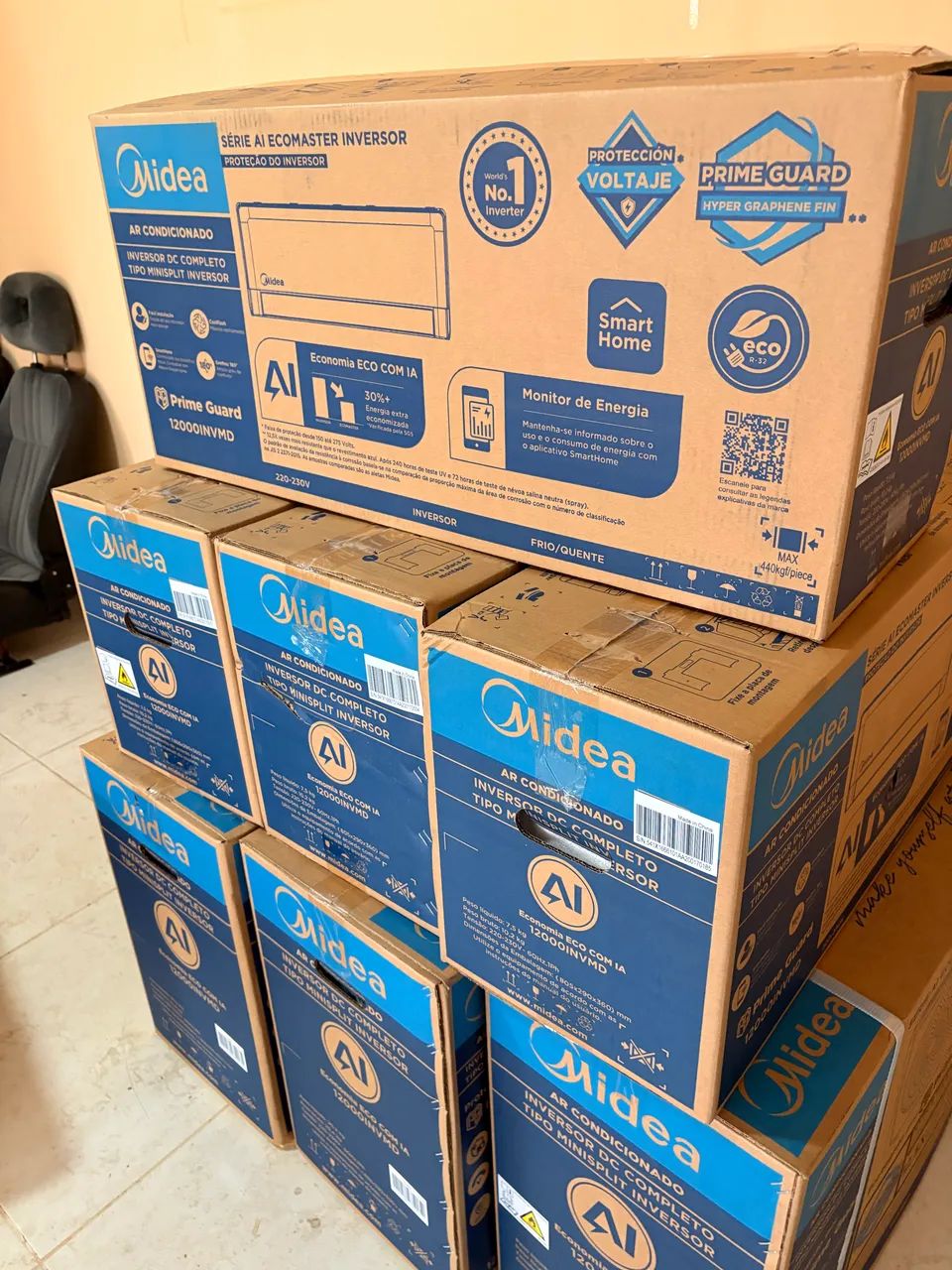 Midea 12mil Btus Inverter com Wi-Fi e IA - Foto 3