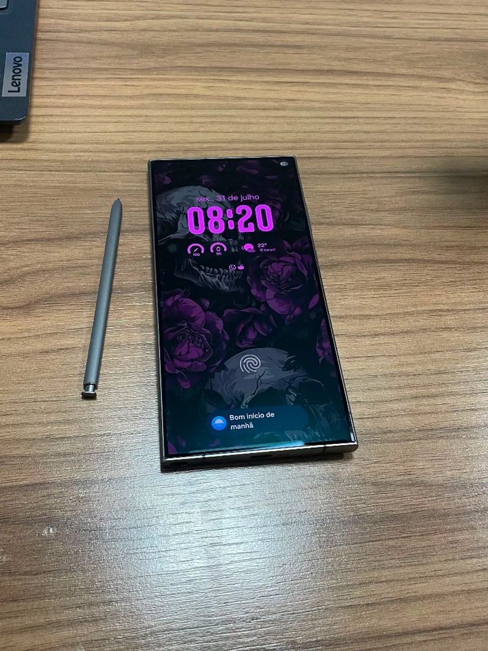 S24 Ultra cinza titânio 