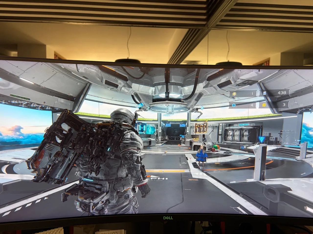Monitor Gamer Dell S3422DWG 34 polegadas WQHD 144Hz - Foto 2