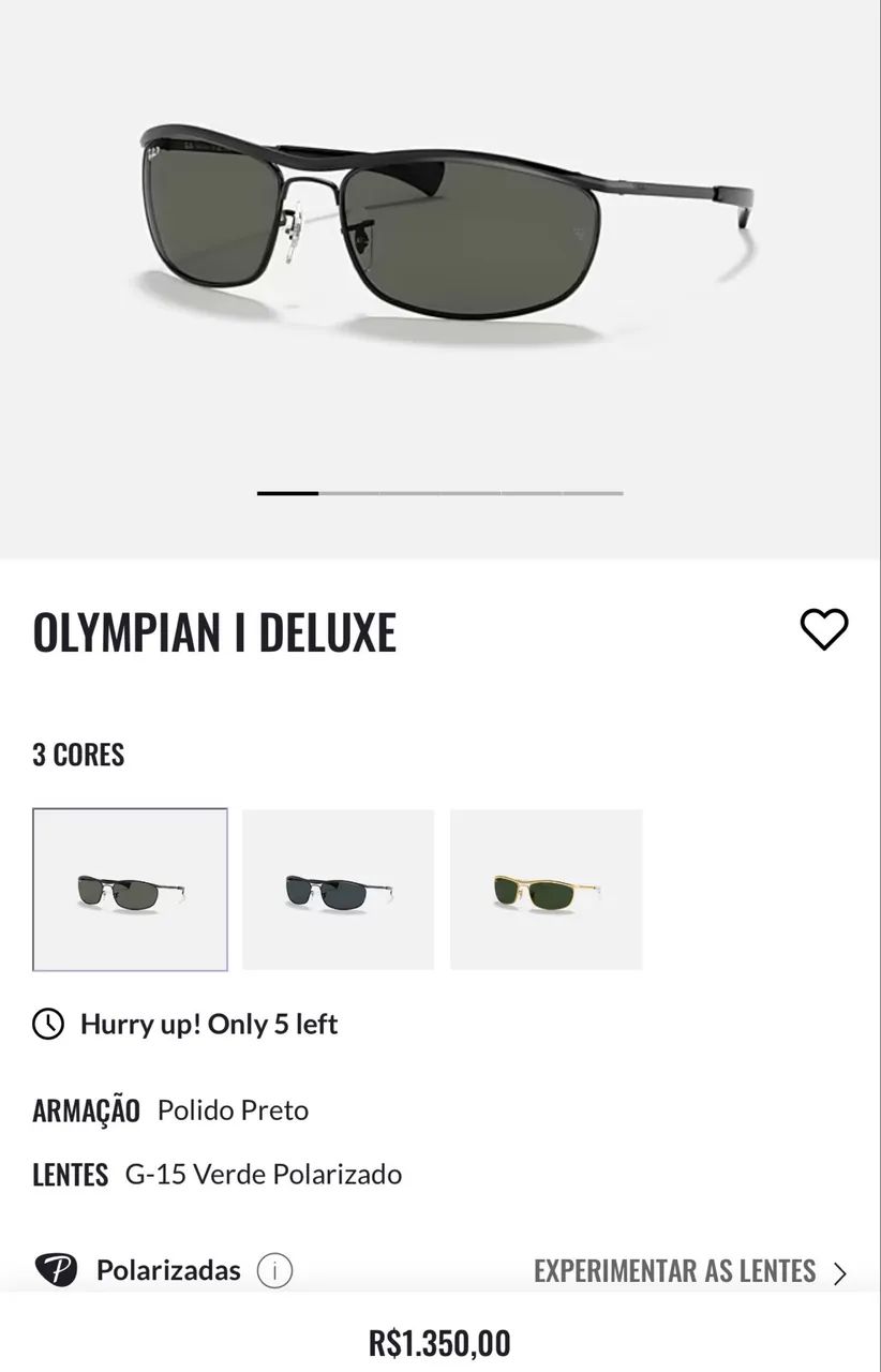 Óculos Rayban Olympian I Deluxe - Foto 4