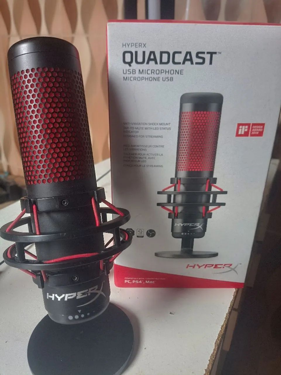 Microfone hyperex quadcast