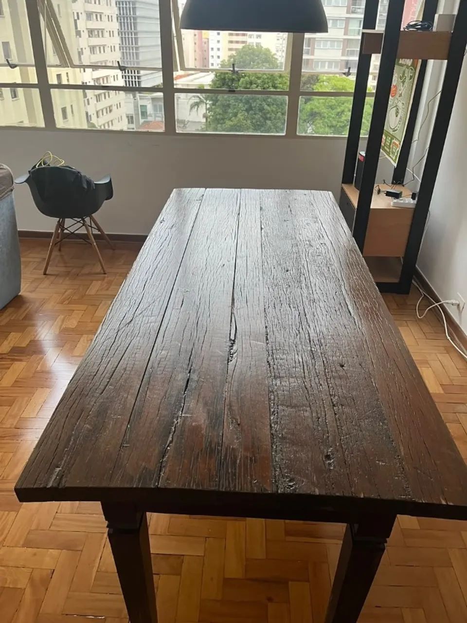 Mesa de jantar madeira maciça retangular - Foto 4