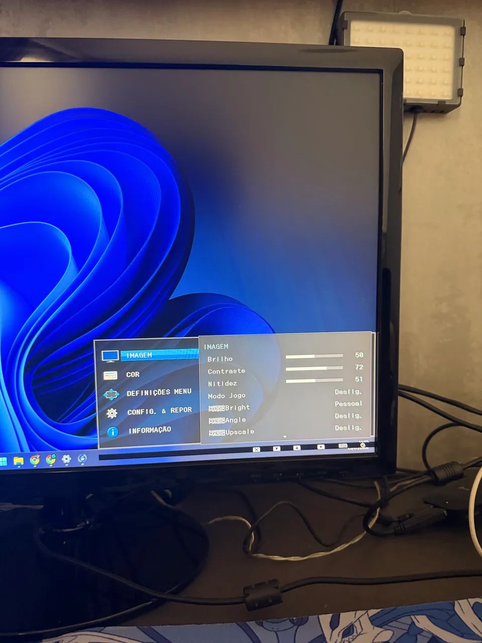 Monitor Samsung Full HD 75Hz, 24 Polegadas, HDMI e VGA - Excelente Estado - Foto 5