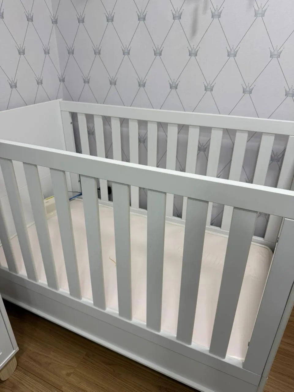 Berço Infantil Padrão Americano - Branco | Ótimo Estado - Foto 2