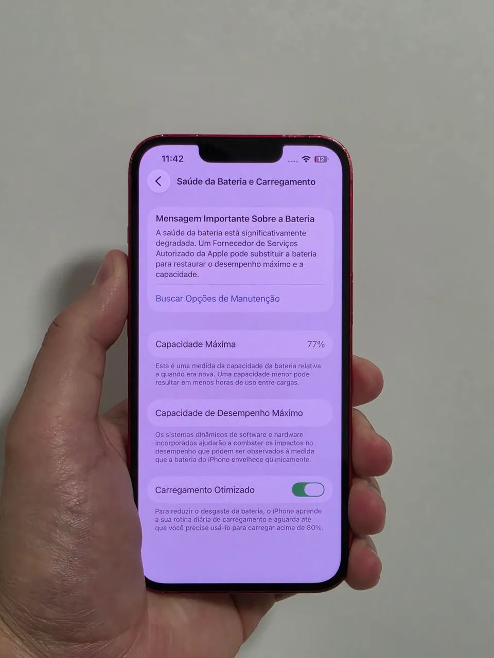 iPhone 13 Red 256 GB  - Foto 3