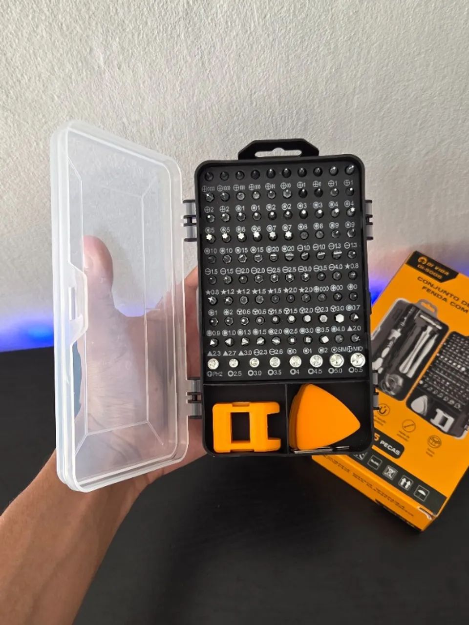 Kit Ferramentas 115 Peças para Celular e Eletrônicos - Foto 3