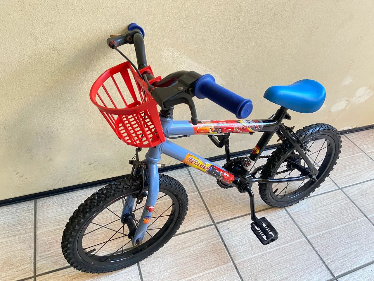 Bicicleta infantil Aro 16 - Mcqueen - Foto 4