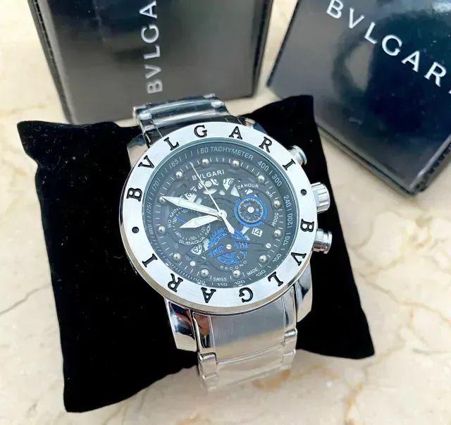 Relogio bvlgari esqueleto 