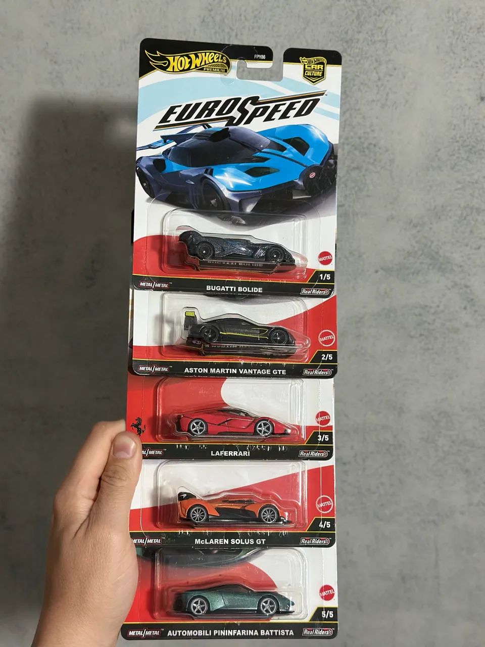 Set Euro Speed - Hot Wheels Premium 