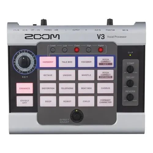 Pedal Processador Voz Zoom v3 