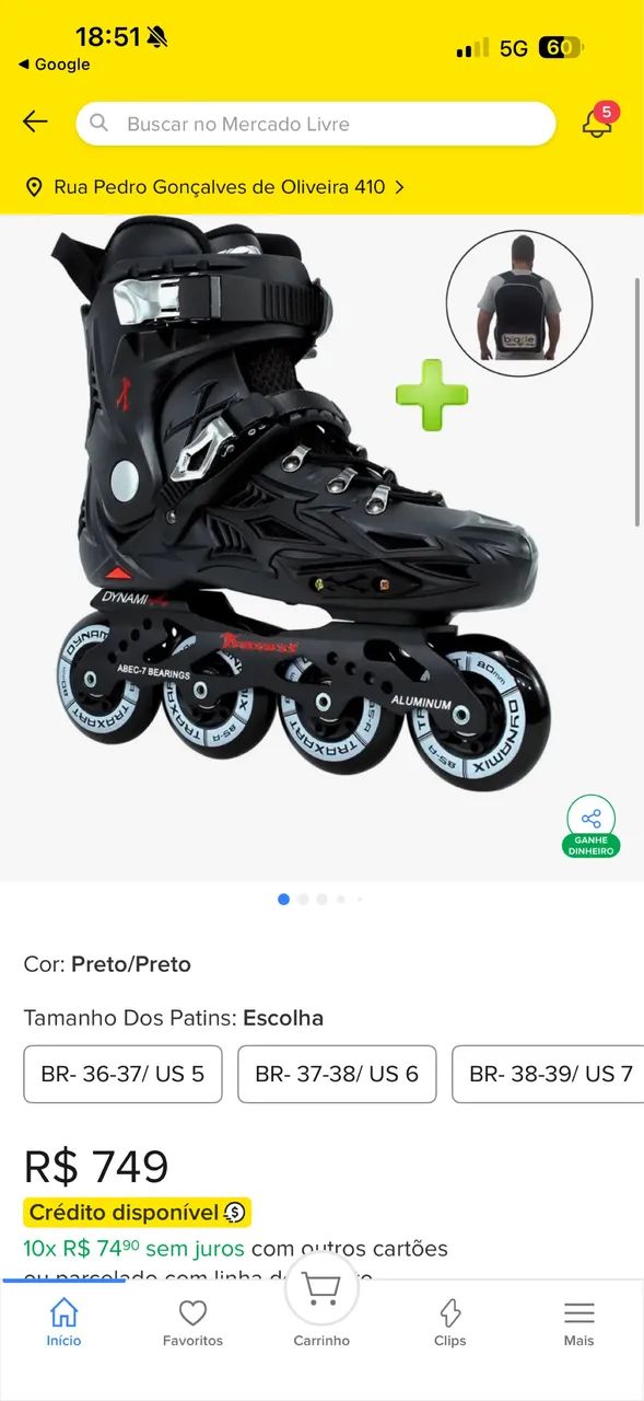 Patins Dynamix Traxart Urbano - Foto 4