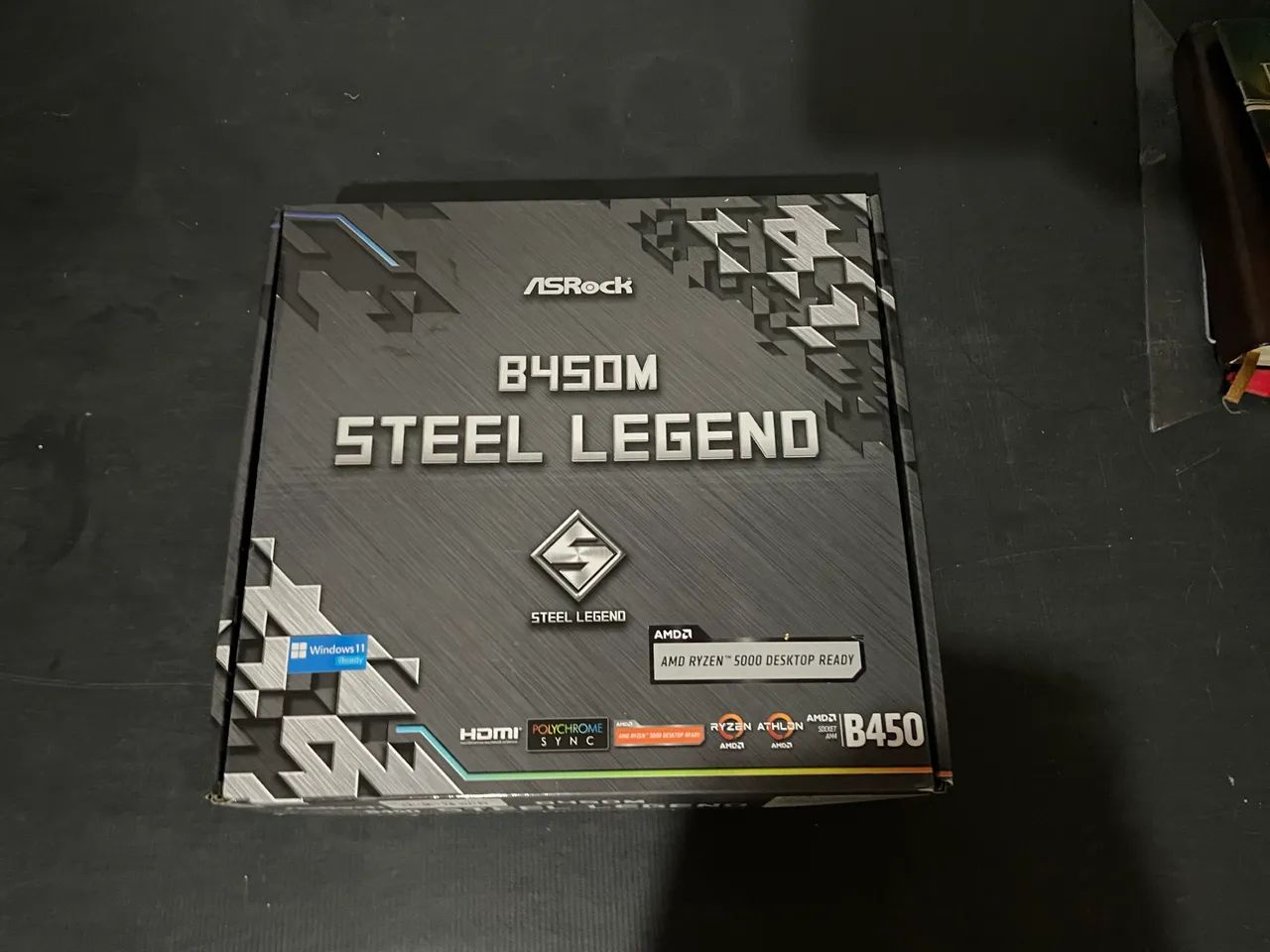 Placa Mãe Asrock B450M Steel Legend - Foto 3