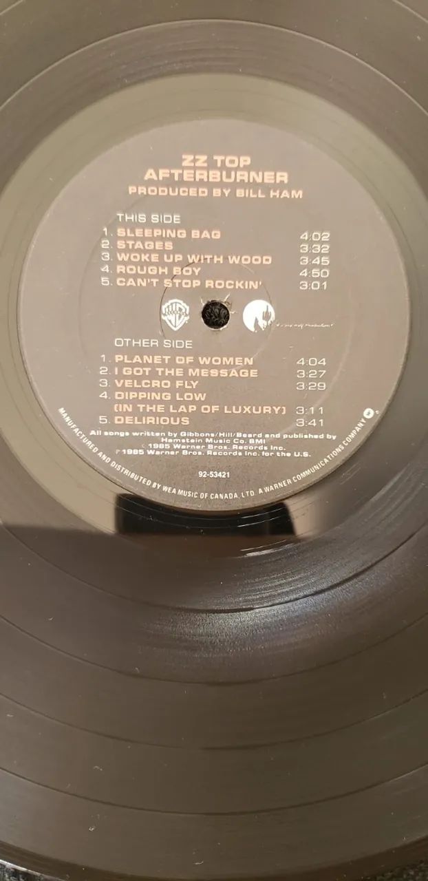 lp ZZ Top - Afterburner (importado) - Foto 4