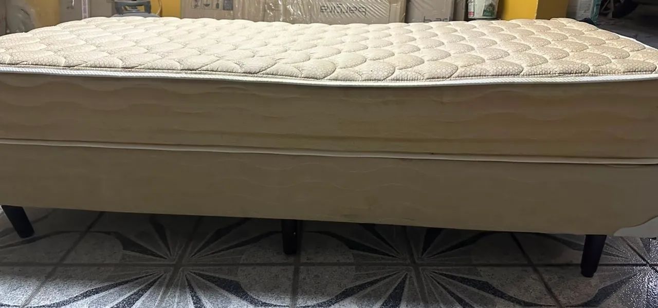Cama box solteiro com colchão  - Foto 2