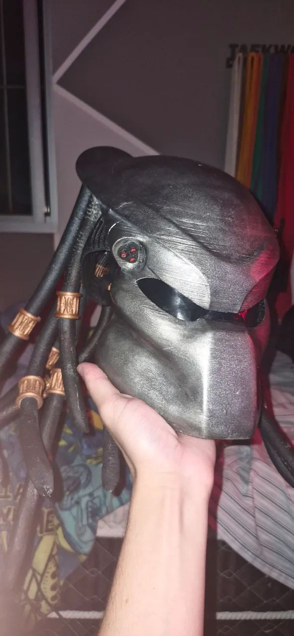 Mascara Predador Decoração/Cosplay - Foto 5