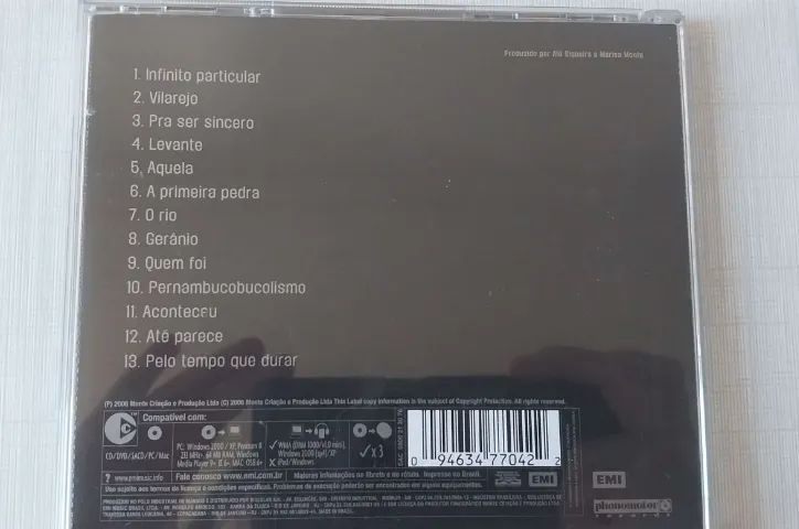 CD Marisa Monte - Infinito Particular - Foto 2