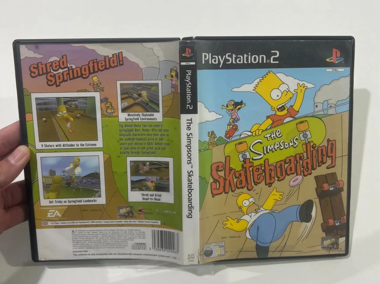 Simpsons Skateboarding ps2