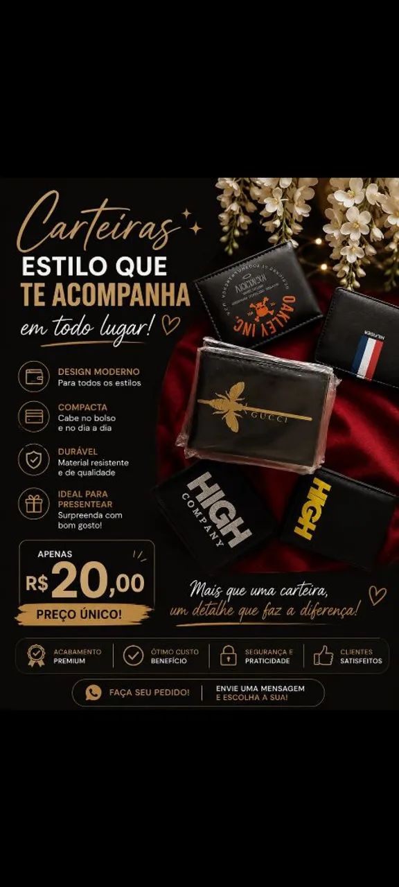 Vendo carteiras 