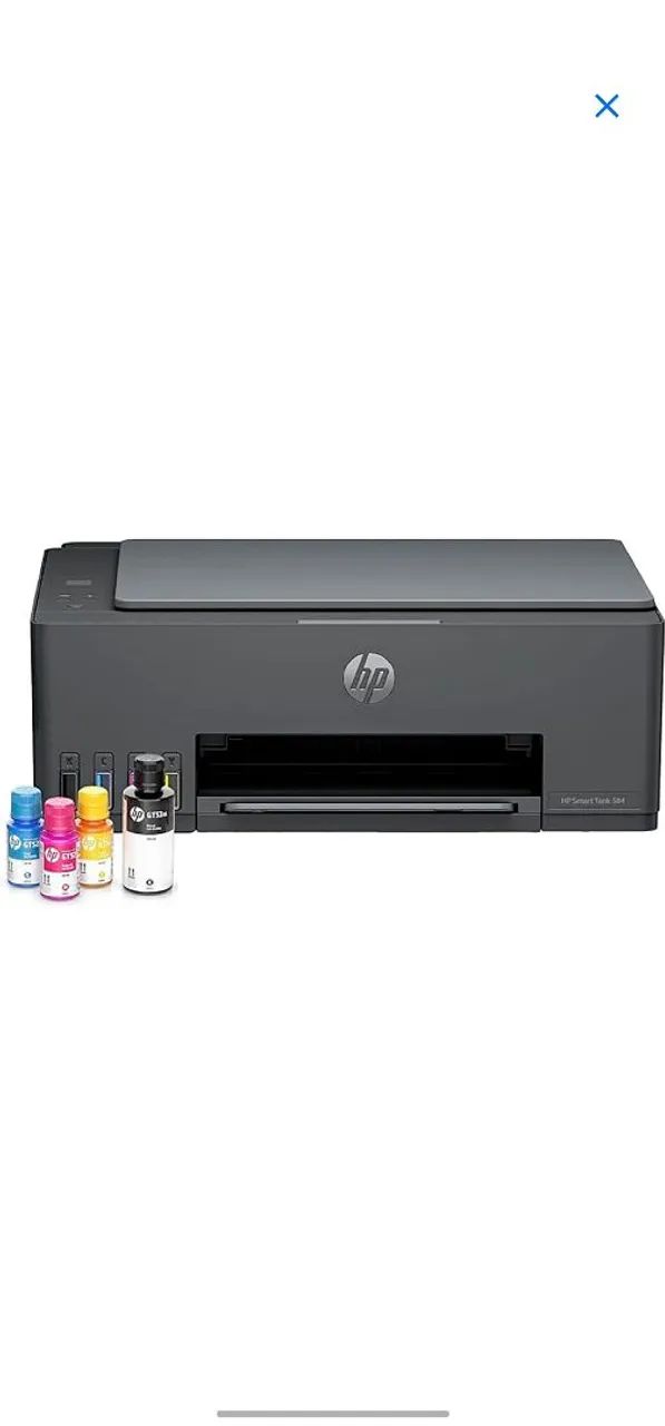 Impressora Multifuncional HP<br>mart Tank 584 Cinza