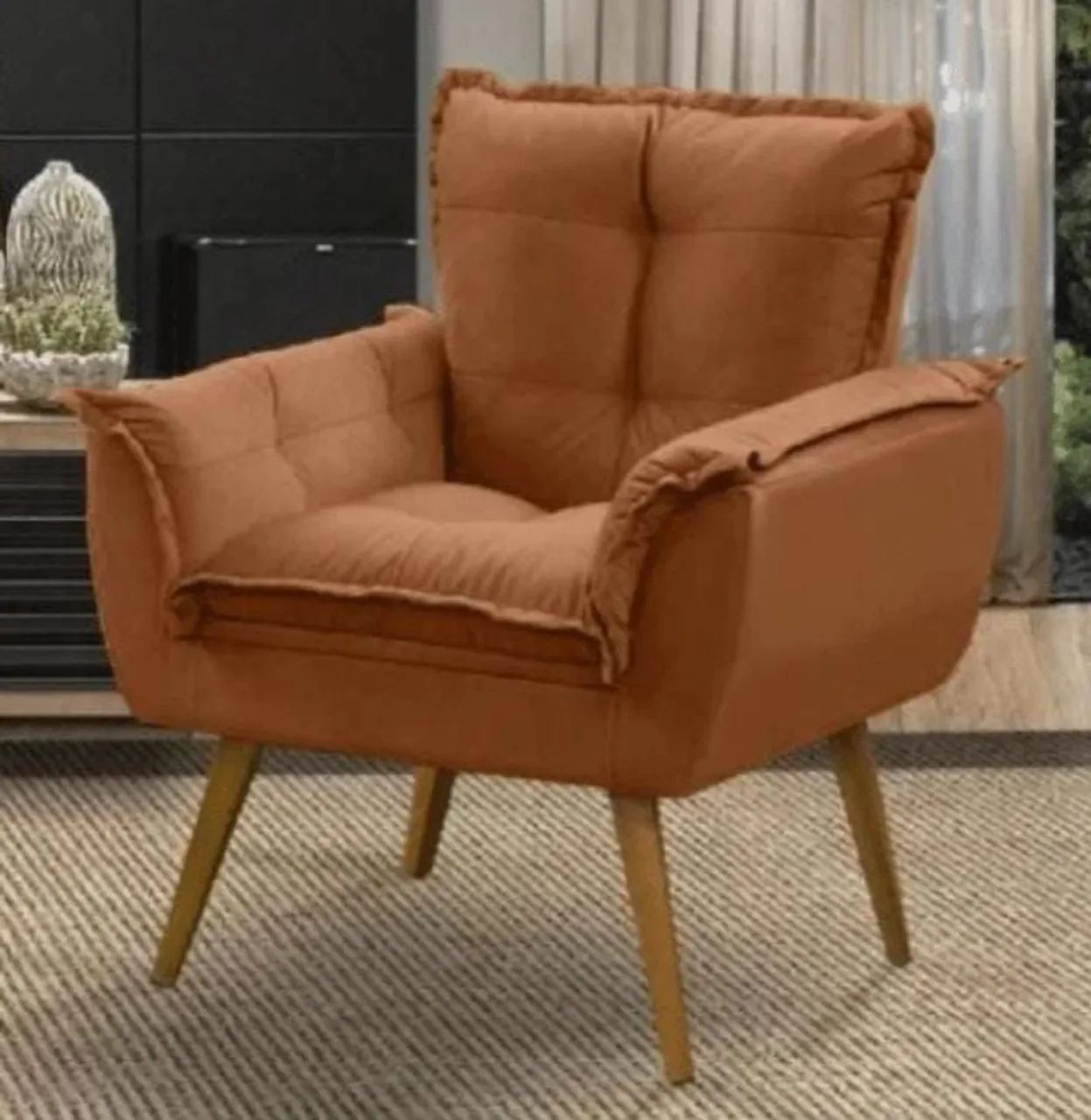 POLTRONA OPALLA 1 LUGAR FERRUGEM 