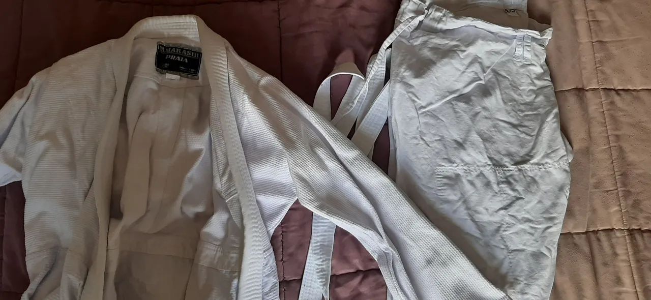 Kimono de judô Yamarashi Série Prata A3 branco - Foto 2