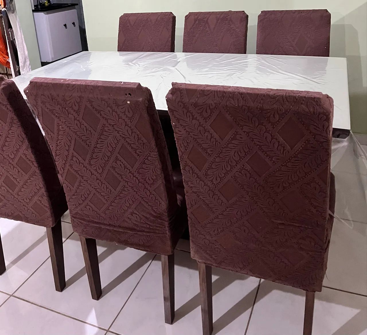 Mesa de vidro 6 lugares  - Foto 4