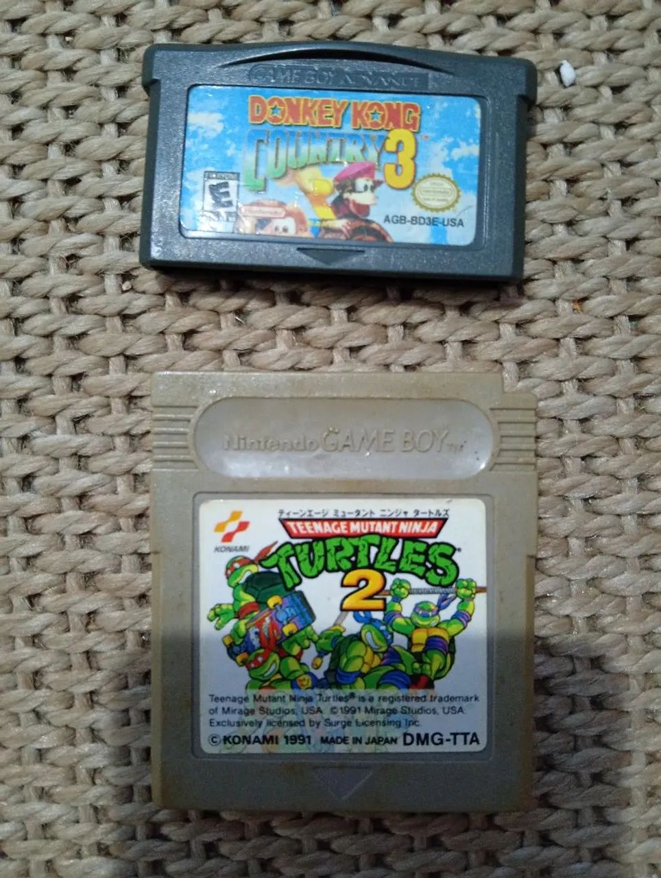 Tartaruga ninja e dounkey Kong 