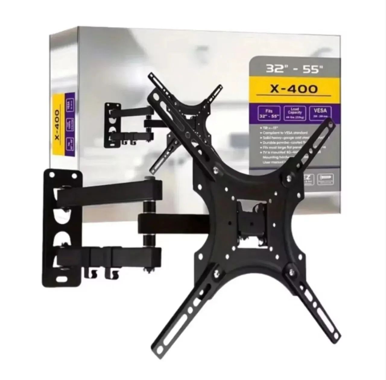Suporte para TV articulado até 55 polegadas c/extensor 