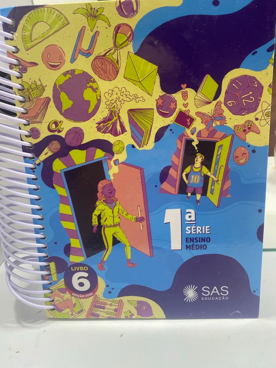 Livros sas 1 ano edição 2025, vem os 6 módulos, livro de artes, sociologia e filosofia  - Foto 6