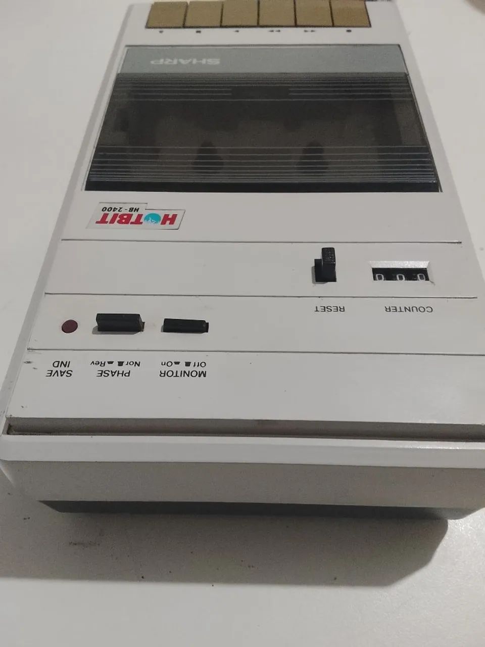 Hotbit sharp 2400 gravador e reprodutor de fitas
