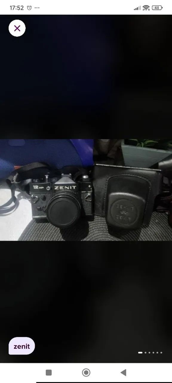 Câmera fotográfica antiga Zenit 12xp made in ussr excelente para colecionadores 