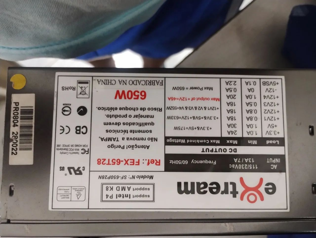 Fonte de pc 650w