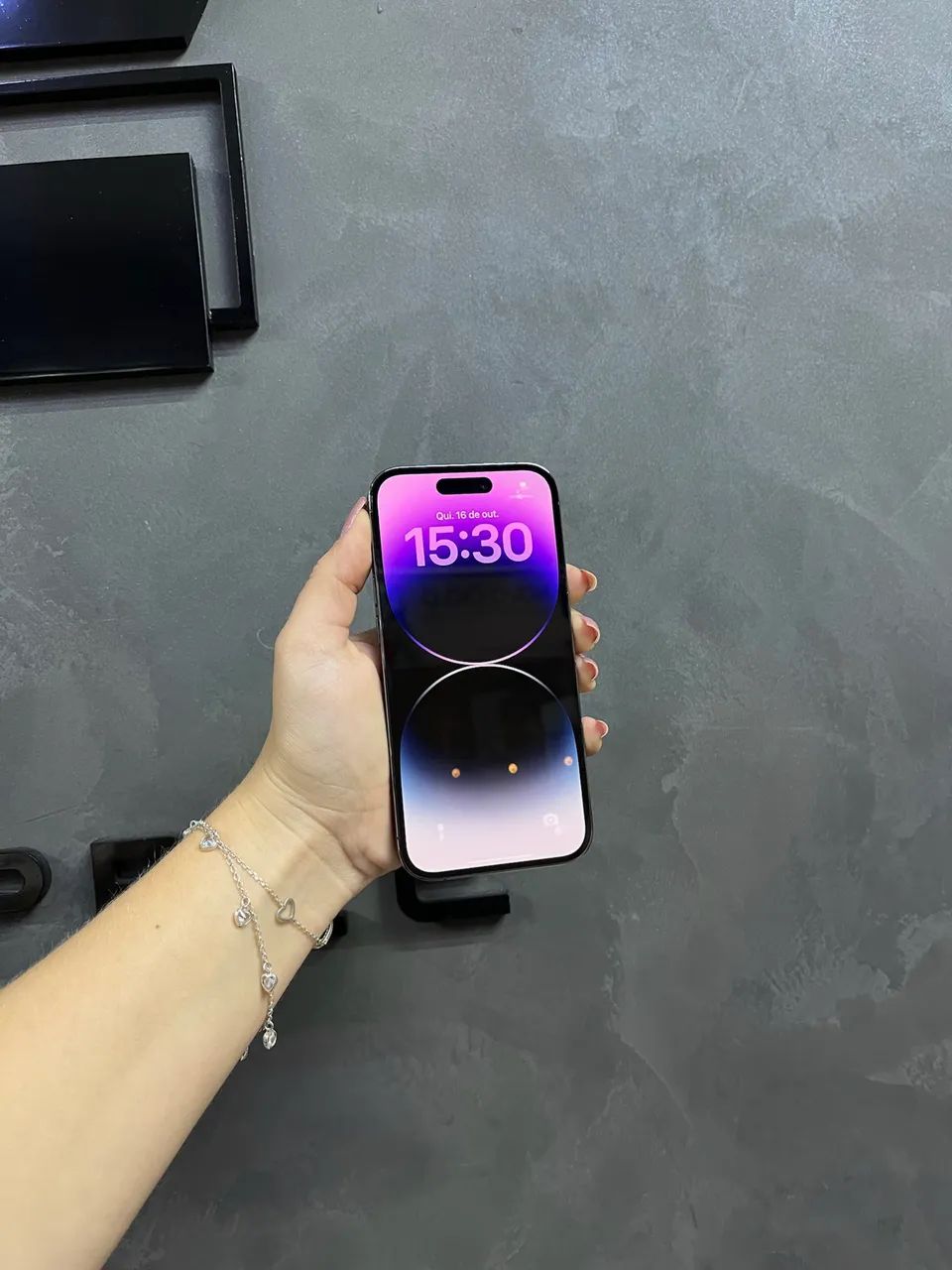 IPHONE 14 PRO ROXO PROFUNDO 128GB OPORTUNIDADE  - Foto 3