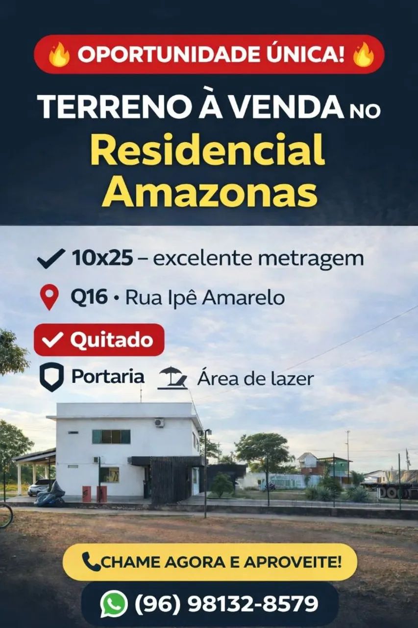 Lote no condomínio  Amazonas 