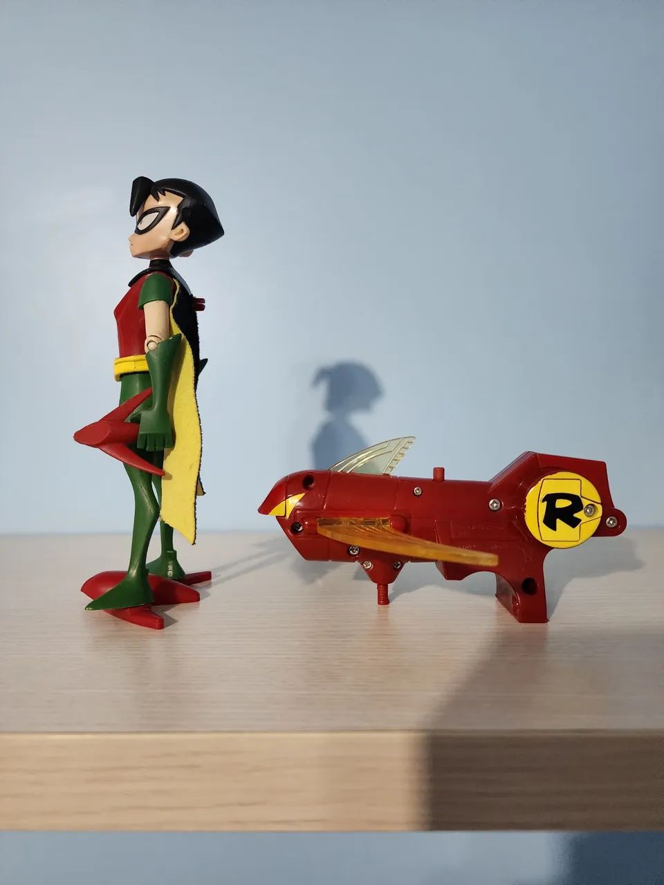 action figure the batman robin shadow tek dual defender - Foto 3