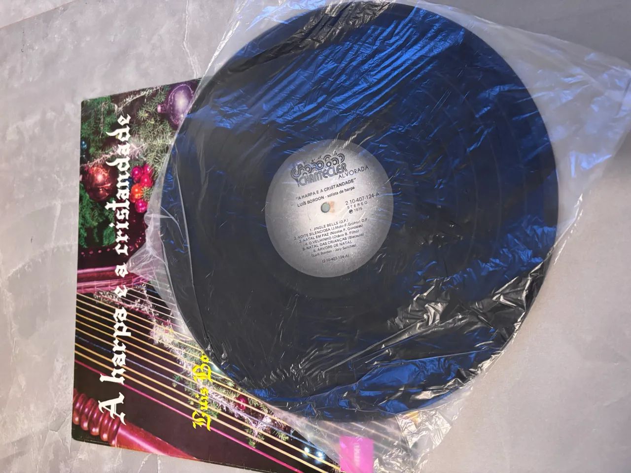 Disco de vinil A harpa e a cristandade Luís Bordon - Foto 4